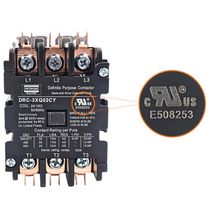 DRC-3XQ02CY 30 AMP 24V Contactor - Image 1