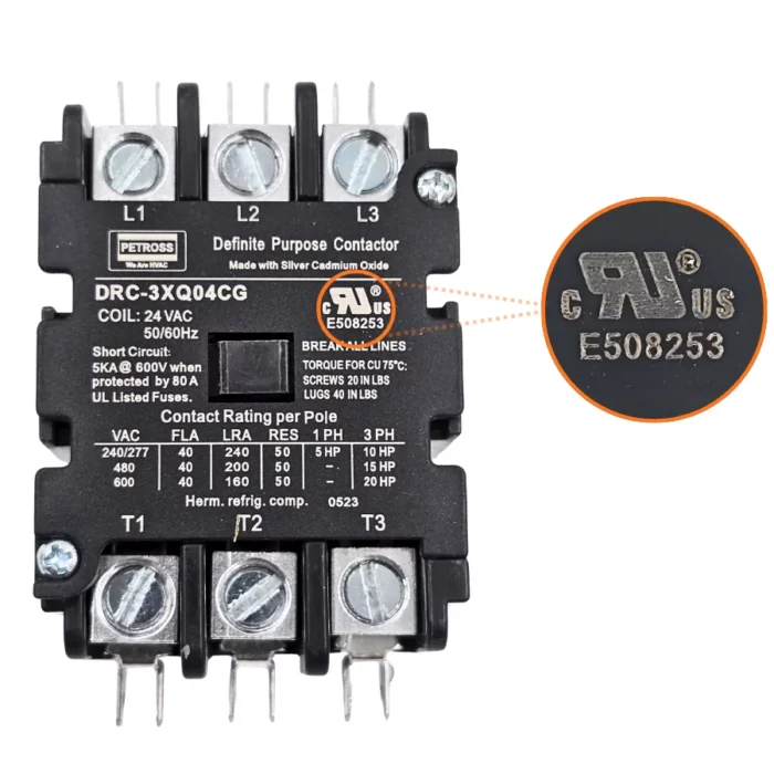 40 AMP 24V Contactor - Image 1