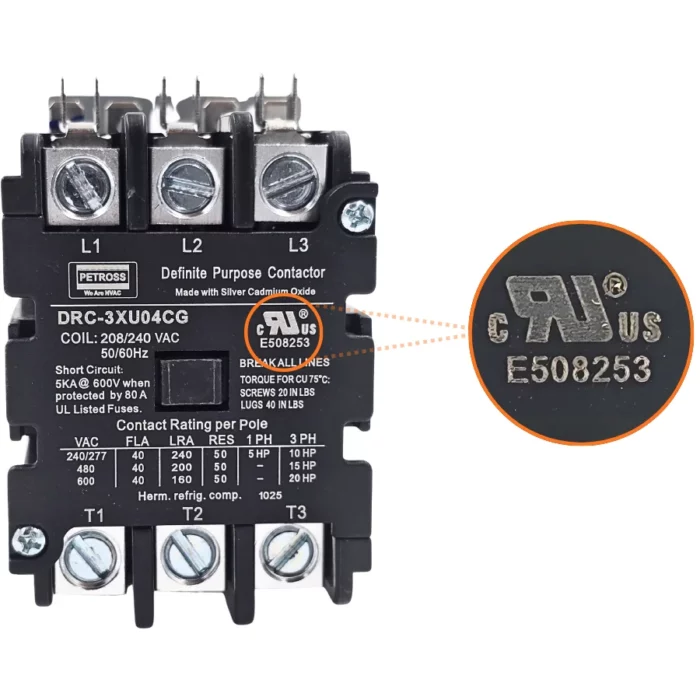 40 AMP  240V Contactor - Image 1