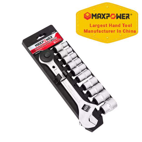 Maxpower M07051 Socket Wrench 11 Pcs Set
