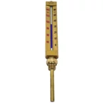 Hunter 0 + 60 C+F,  100mm Stem V-Shaped Thermometer - Image 2
