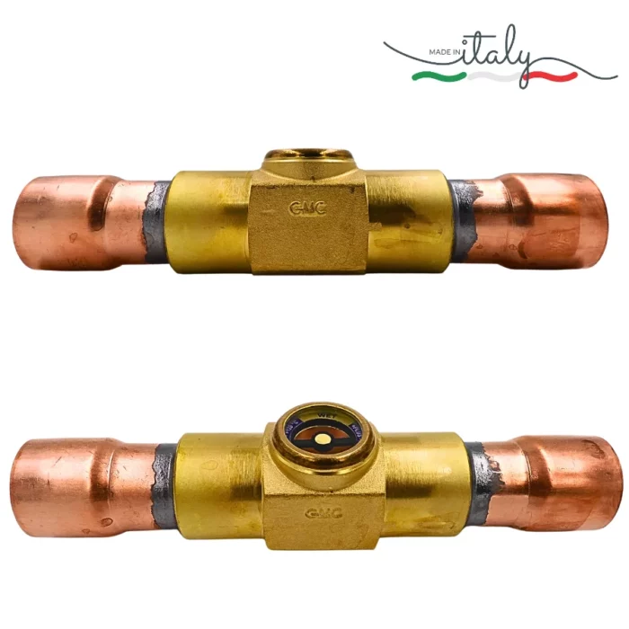 GMC Italy MI9S PLUS 1 1/8" Solder Moisture Indicator (Sight Glass) - Image 2