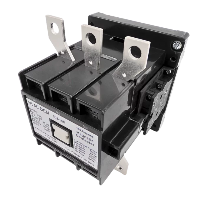 EH145 Contactor, 110V 50Hz coil, with built-in 2NO+2NC auxiliary contacts - Image 5