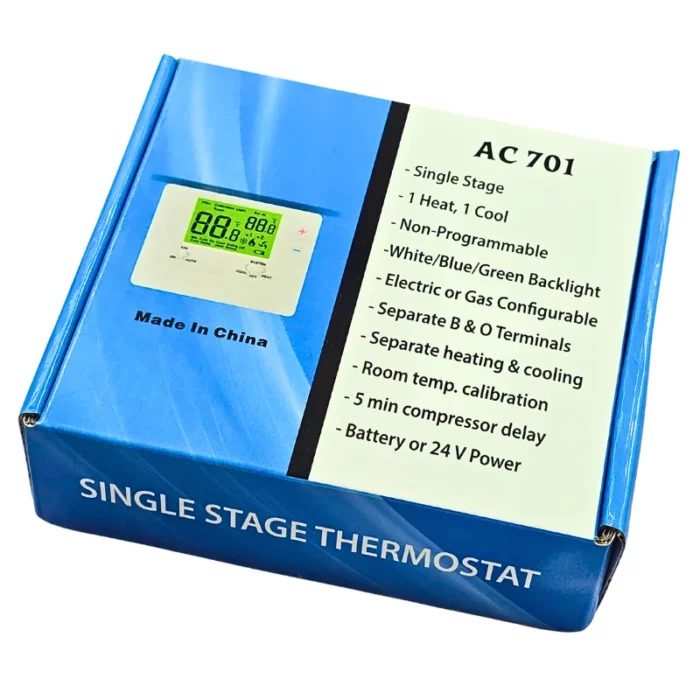 AC 701 Single Stage Thermostat - Image 3