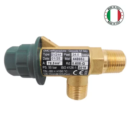 Safety Valve 1/2" x 1/2" at 24 Bar