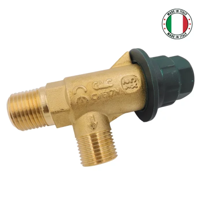 GMC Refrigerazione CV2/44 Safety Valve 1/2" x 1/2" at 24 Bar - Image 2