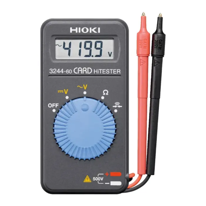 ​Hioki 3244-60 Card HiTester Pocket Multimeter
