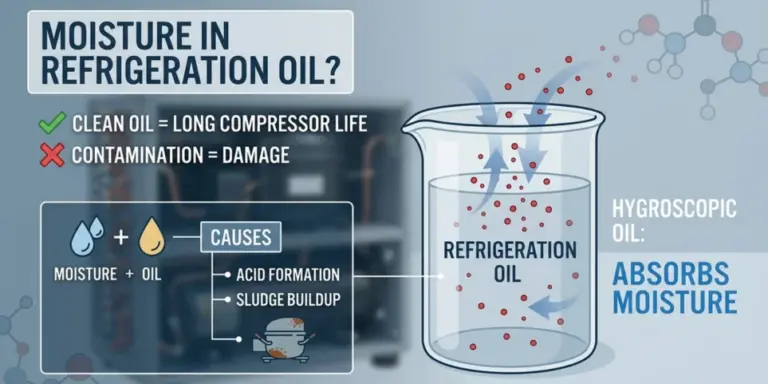 Are refrigeration oils hygroscopic?