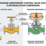 What are the benefits of a pressure independent control valve (PICV)?
