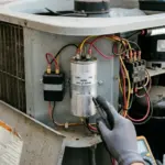 What do capacitors do for air conditioning motors?
