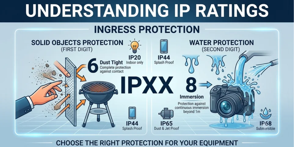 different IP or Ingress Protection