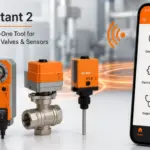 Belimo Actuators, Valves, Sensors    There’s an app for that.  It’s Called Belimo Assistant 2 