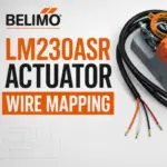 Belimo LM230ASR actuator Wire Mapping